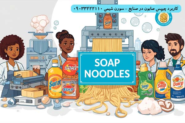 کاربرد چیپس صابون در صنایع مختلف کاربرد چیپس صابون در صنایع مختلف